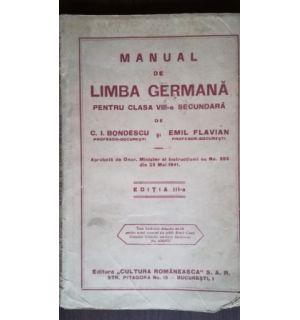 Manual de limba germana pentru clasa a VIII-a secundara (ed. a III-a)
