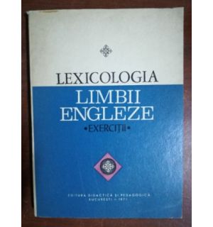 Lexicologia limbii engleze exercitii