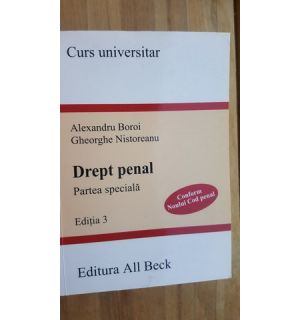 Drept penal (ed. III)- Alexandru Boroi, Gheorghe Nistoreanu