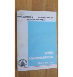 Stiinte comportamentale- A.Dumitrache, R.Moraru, L.Dumitrascu