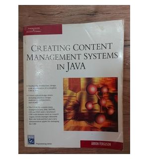 Creating content management systems in JAVA cu CD Arron Ferguson