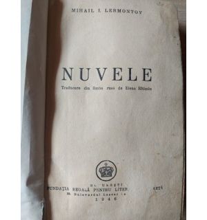 Nuvele- Mihail I. Lermontov