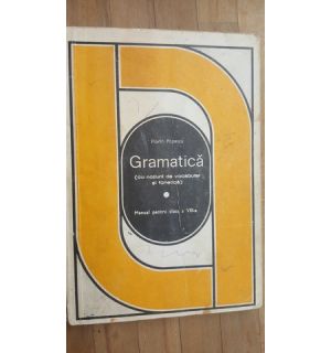 Gramatica (cu notiuni de vocabular si fonetica). Manual pentru clasa 8- Florin Popescu