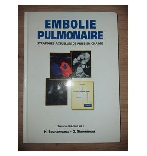 Embolie pulmonaire- H. Bounameaux, G. Simonneau