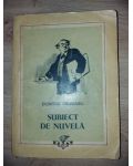 Subiect de nuvela- Dumitru Drumaru