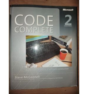 Code complete 2- Steve McConnell