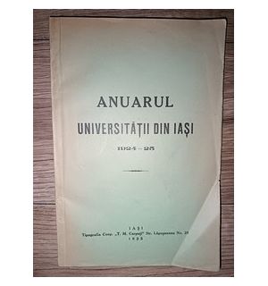 Anuarul Universitatii din Iasi