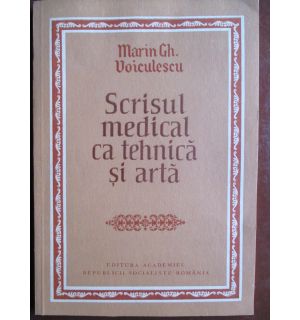 Scrisul medical ca tehnica si arta