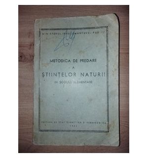 Metodica de predare a stiintelor naturii in scolile elementare