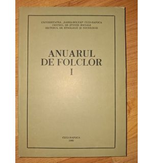Anuarul de folclor vol 1 Stefan Almasi,Traian Marza