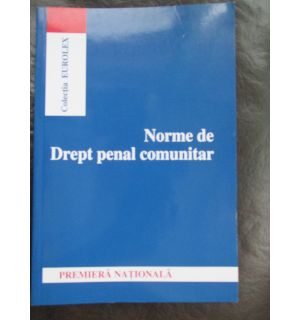 Norme de drept penal comunitar