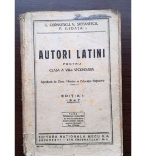 Autori latini pentru clasa a VIII-a secundara