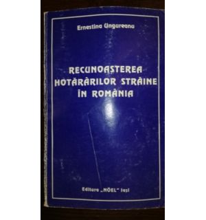 Recunoasterea hotararilor straine in Romania