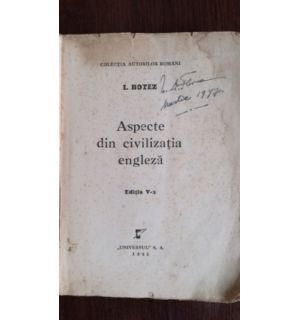 Aspecte din civilizatia engleza