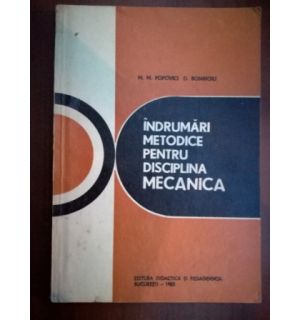 Indrumari metodice pentru disciplina mecanica