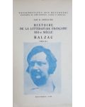 Histoire de la litterature francaise XIXe siecle Balzac