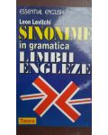 Sinonime in gramatica limbii engleze  Leon Levitchi