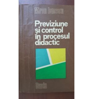 Previziune si control in procesul didactic