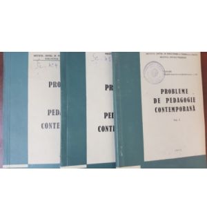 Probleme de pedagogie temporana 1, 2, 3