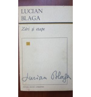 Zari si etape-Lucian Blaga