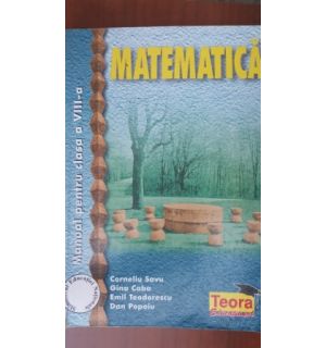 Matematica manual pentru clasa a VIII-a-Corneliu Savu, Gina Caba