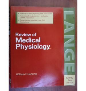 Review of Medical Physiology- William F. Ganong
