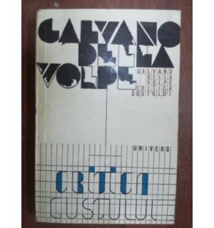 Critica gustului- Galvano Della Volpe