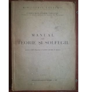 Manual de teorie si solfegii- Zamfir Constantin, Jurenita Matei