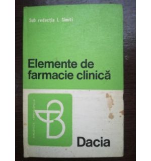 Elemente de farmacie clinica- I. Simiti