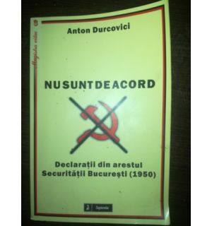 Nu sunt de acord- Anton Durcovici