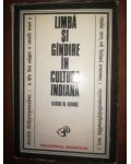Limba si gandire in cultura indiana- Sergiu Al. George