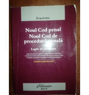 Noul Cod penal de procedura penala. Legile de executare