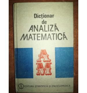 Dictionar de analiza matematica- Ion Chitescu, Romulus Cristescu