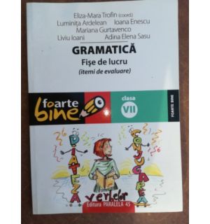 Gramatica fise de lucru clasa a VII-a- Eliza Maria Trofin, Luminita Ardelean