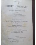 Cours de droit criminel et de science penitentiaire