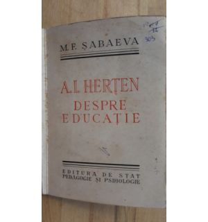 A.I.Herten Despre educatie-M.F.Sabaeva