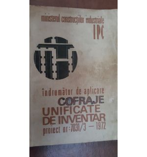 Indrumator de aplicare cofraje unificate de inventar