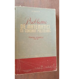 Probleme de matematici cu continut politehnic- O.Sacter