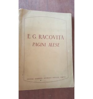 Pagini alese- E. G. Racovita