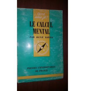 Le calcul mental- Rene Taton