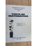 Teste de matematica pentru concursul de admitere la Universitatea tehnica "Gh.Asachi" Iasi