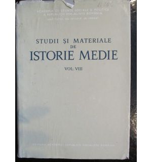 Studii si materiale de istorie medie vol.8