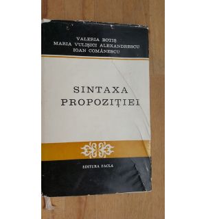 Sintaxa propozitiei- Valeria Botis