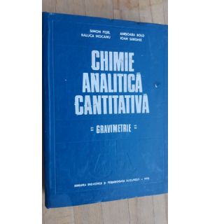Chimie analitica cantitativa- Simon Fisel, Raluca Mocanu