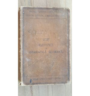 Elemente de gramatica germana- Leist