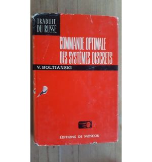 Commande optimale des systemes discrets- V. Boltianski