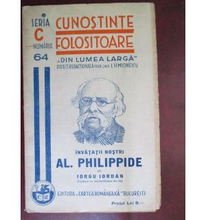 Invatatii nostri. Al.Philippide