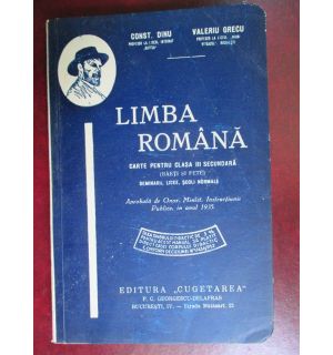Limba romana. Carte pentru clasa a 3a secundara