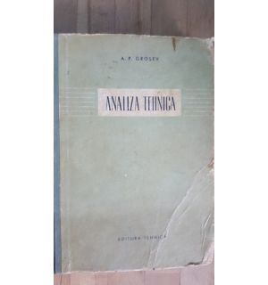 Analiza tehnica- A.P.Grosev