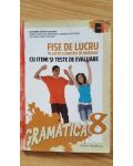 Fise de lucru pe lectii si unitati de invatare cu itemi si teste de evaluare. Gramatica 8- Eliza-Maria Trofin